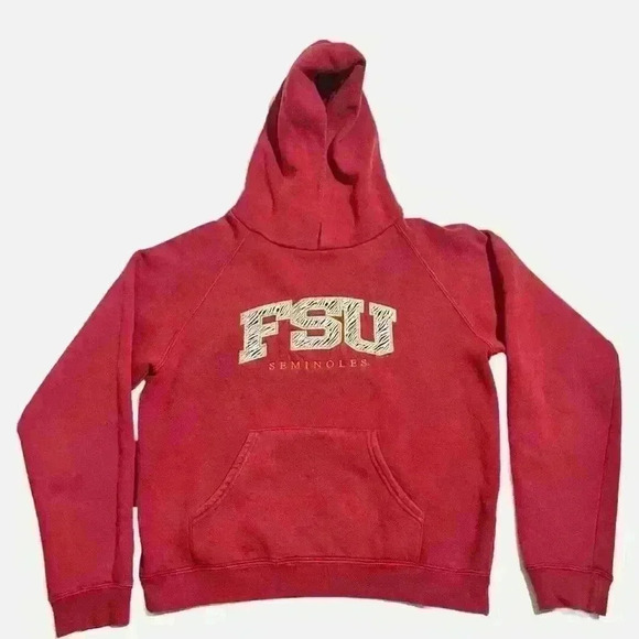 Jansport Backpack Florida State Seminoles Sweatshirt Hoodie Football Zebra Red - Picture 1 of 8
